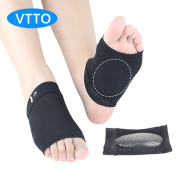 VTTO 1 Pair Arch Support Sleeves Heel Socks Plantar Fasciitis Heel Spurs