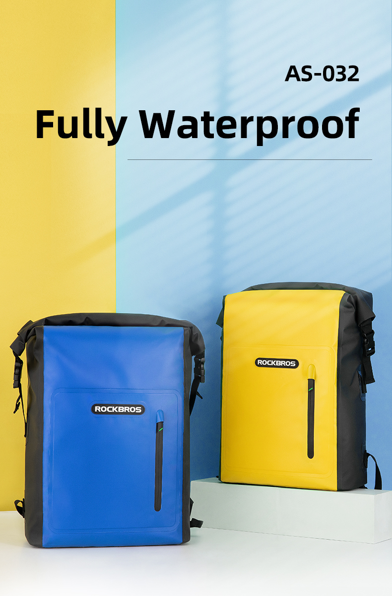 ROCKBROS Waterproof Quick Dry Sport Bag Hiking Backpack Travel Pack 25L 