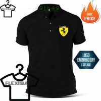 New Summer 2023 Fashion HEBAT [SULAM] FERARI CLASSIC LOGO BAJU LELAKI PEREMPUAN POLO TEE!! ，Size:XS-6XL Contact seller for personalized customization of name and logo high-quality