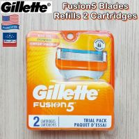 Gillette® Fusion5 Blades Refills 2, 4, 8, 12 Cartridges ใบมีดโกน ยิลเลตต์ ฟิวชั่นไฟ้ว์