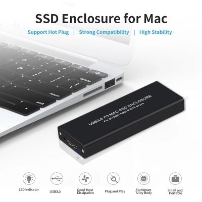 USB3.0สำหรับ Mac Ssd Lampiran USB3.0 Aloi อลูมิเนียม Ssd Lampiran สำหรับ2013/2014/2015 Buku Mac Air/Pro/Retina