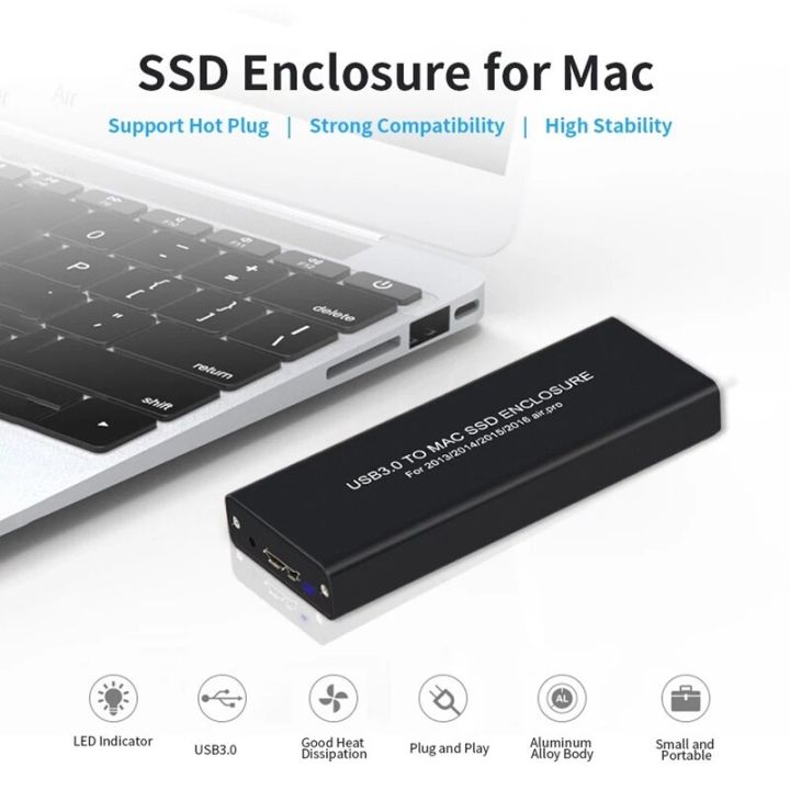 usb3-0สำหรับ-mac-ssd-lampiran-usb3-0-aloi-อลูมิเนียม-ssd-lampiran-สำหรับ2013-2014-2015-buku-mac-air-pro-retina