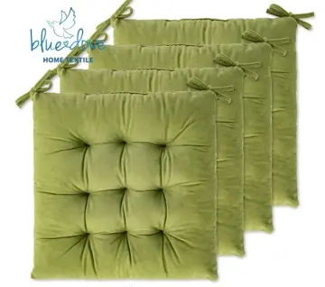 Green kitchen chair online pads