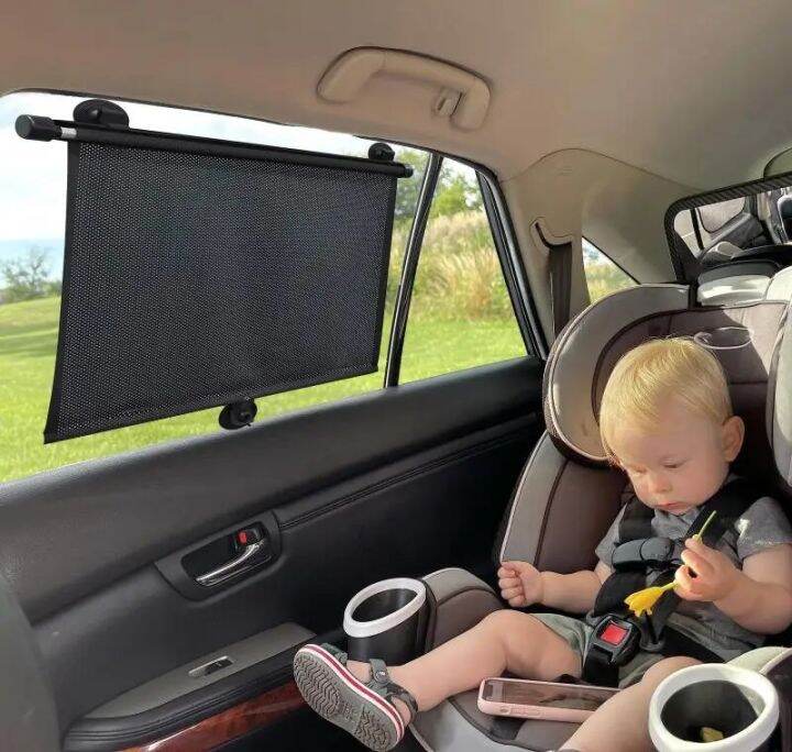 Retractable Car Roller Sunshade For Ks, Car Window Shades For UV And