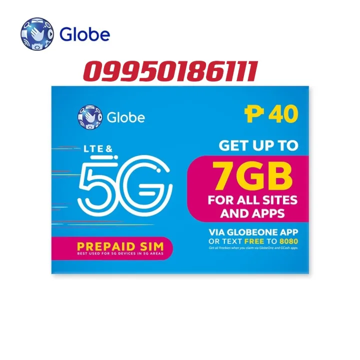 Special phone number card, GLOBE LTE &5G. | Lazada PH