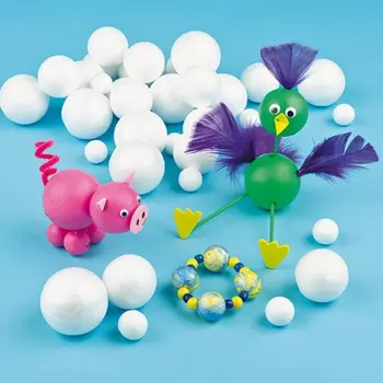 Styrofoam Balls Shapes Polystyrene Balls Bulk Styrofoam Ball Crafts Smooth  Foam Balls Floral Round Foam Ball Christmas 