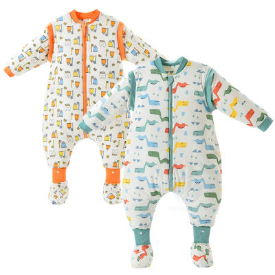 2.53.5 TOG Baby Sleep Bag With Leg Thick Warm Removable Long Sleeve Sleep Sack For Toddler Boy Girl Clothes Bedding Blanket