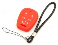 ❧ Red Silicone Case Cover For KIA Spectra Amanti Sorento Rio Remote Key 4 Buttons 95430-2F310 OSLOKA-630T SY55WY8412