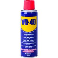 WD-40 น้ำมันอเนกประสงค์ ขนาด 191 มิลลิลิตร ใช้สำหรับหล่อลื่น คลายติดขัด ไล่ความชื่น ทำความสะอาด และป้องกันสนิม สีใส WD40 น้ำยาเอนกประสงค์