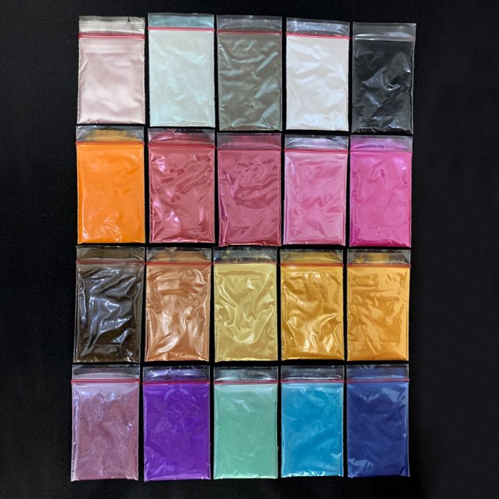 Mica Powder Epoxy Resin Dye Pigment Powder Set Cosmetic Grade Mica ...