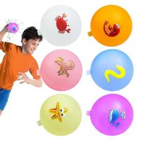 Summer Water Balloons 6pcs Flexible Silicone Balls Toy For Summer Outdoor Water Games Fun In Swimming Pool Pond Water Park Lawn Balloons