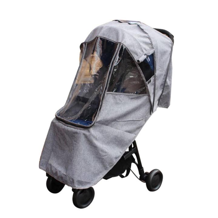 universal-รถเข็นเด็กทารกเสื้อกันฝนร่มรถ-rain-cover-รถเข็นเด็ก-windproof-เสื้อผ้ารถเข็นอุปกรณ์เสริมกันฝน-sunshade