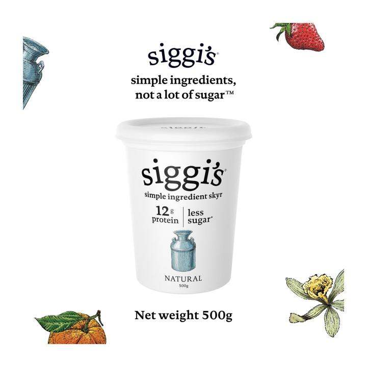 Siggi&amp;#39;s Skyr Yoghurt Natural Tub 500g | Lazada Singapore