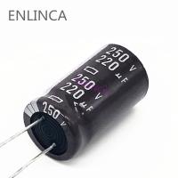 2pcs/lot S72 high frequency low impedance 250v 220UF aluminum electrolytic capacitor size 18*30MM 220UF 20%