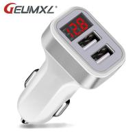 USB Car-Charger with LED Screen Smart Auto for iPhone 7 Samsung Xiaomi Moto G4 G4 Plus X Play G3 G2 E3 E2 X X1+ X2 Droid Turbo Car Chargers