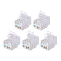 Yingke อะแดปเตอร์สายเชื่อมต่อ Rj45 Cat5e ไม่มีเครื่องมือโมดูลหัวปลั๊กสายเครือข่าย Utp สำหรับแอมป์ O21 20ดร็อปชิป5ชิ้น