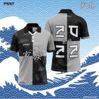 BACA description black and white design fresh design sublimation T-shirt Jersey/microfiber mini eyelet