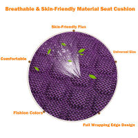 Summer Car Seat Cover Skidproof Front Rear Backrest Flax Protector Auto Seat Protect Cushion Anti-slip Pad Ｍat Car Accessories