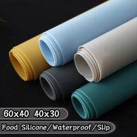 60/40cm Oversized Food Grade Silicone Waterproof Placemat Heat Insulation Anti-Skidding Washable Table Mat For Kitchen Dinner Other Specialty Kitchen