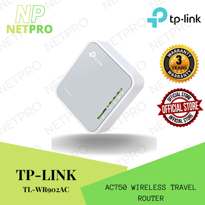 TP-Link AC750 Wireless Travel Router TL-WR902AC | Lazada Singapore