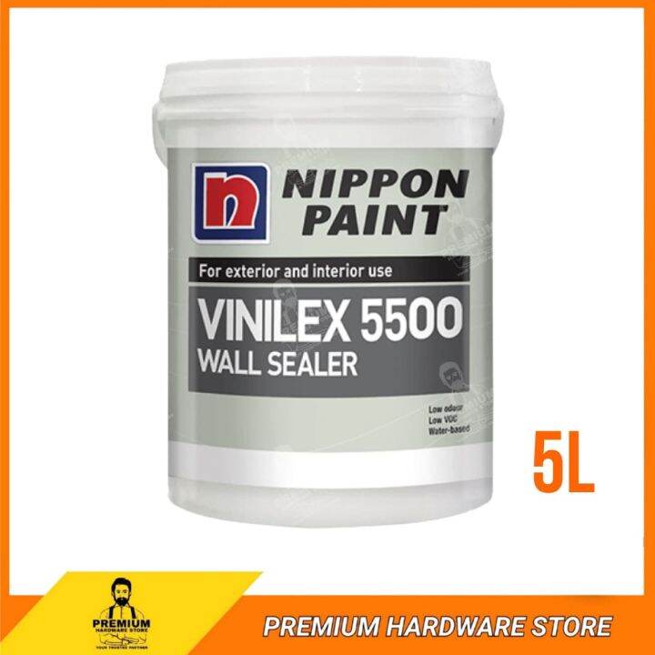 NIPPON PAINT Nippon Vinilex 5500 Wall Sealer 5 Liter / Wall Sealer High Performances For