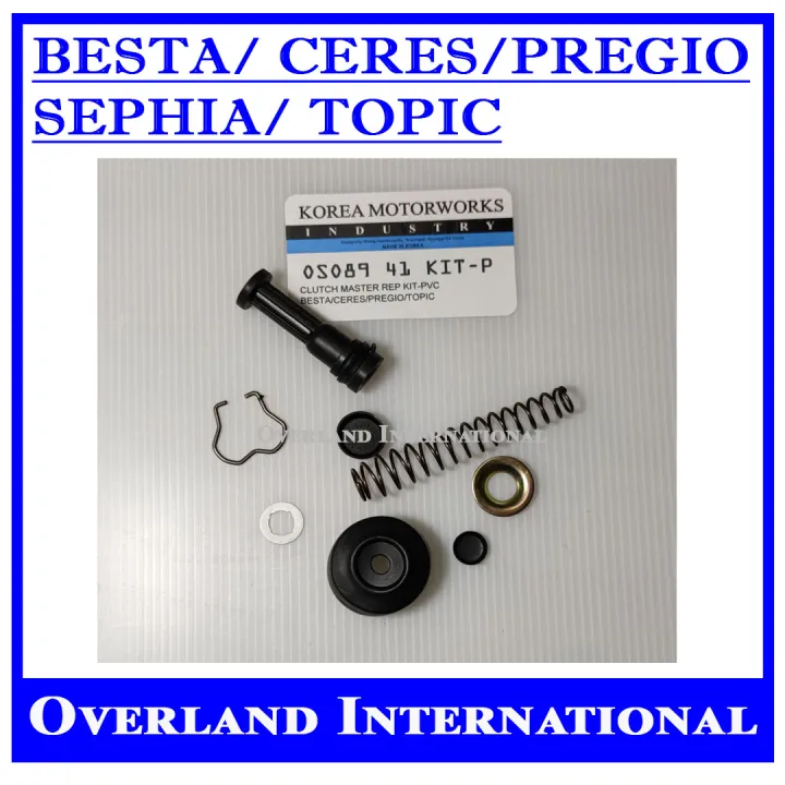 CLUTCH MASTER CYLINDER REPAIR KIT, PVC Piston, For Kia Besta, Ceres