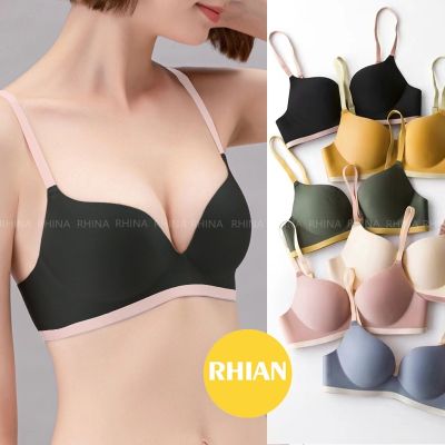 [A Needed]♕Rhian บราดันสำหรับผู้หญิงยกทรงเซ็กซี่พร้อมเสื้อชั้นในไร้ตะเข็บโฟมแบบไม่มีลวด