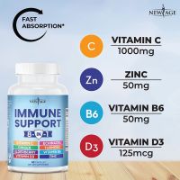 New Age 8 in 1 Immune Support Booster Supplement 60 Capsules