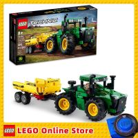 LEGO-Tracteur jouet avec remorque pour enfants, jouets de ferme, ensemble de construction à collectionner, TLEGO Technic, John Deere 9620R, version 42136, 390 pièces