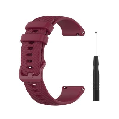 สำหรับ Garmin Forerunner 745เล็กตารางสายนาฬิกาข้อมือปลดเร็วพร้อมไขควงขนาด: ฟรีไซส์22มม. (สีดำ)