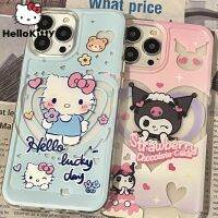 {Doudou Plush} Sanrio Hello Kitty เคส Iphone แบบนิ่มสำหรับ14 13 12 11 X Xs Xr Pro Max 7 8 Plus Se เคสป้องกันการกระแทก Kuromi รวมทุกอย่าง