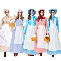 Lady Little House On The Prairie เครื่องแต่งกาย Carnival ฮาโลวีน Pioneer Olden Day Laura คอสเพลย์แฟนซีปาร์ตี้ Dress