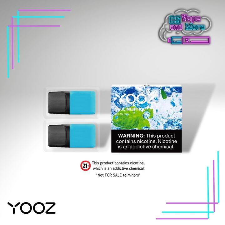 149 ONLY YOOZ SOUL MENTHOL 3 2 in 1 Pack 2ML each Pod Authentic YOOZ ...