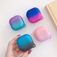 Gradient Hard PC Case for Samsung Galaxy Buds 2 Buds Pro Live Case galaxy buds live buds2 case Funda Protective Cover Buds Pro Headphones Accessories