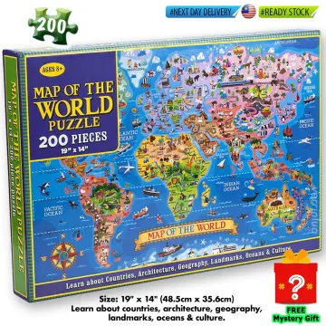 Online Map For Kids Shop Map Of The World Kids Online | Lazada.com.my