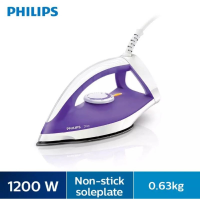 **ส่งฟรี** PHILIPS เตารีดแห้ง 1200 วัตต์ ผิวเตารีดเคลือบไม่ติดผ้า รุ่น GC122/30