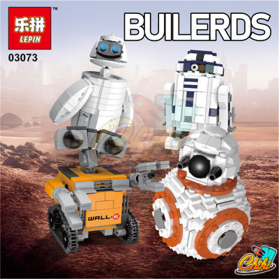 ตัวต่อ ชุด Starwars &amp; Wall E  Lepin03073A-D เเบบ 1 เซต 4 กล่อง