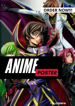 CODE GEASS Hangyaku no Lelouch C C HD Print Anime Wall Poster Scroll Room  Decor
