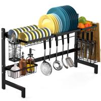 65cm Over The Sink, Stainless Steel Over The Sink Dish Drainer Drying Kitchen Racks