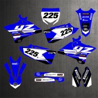 For YZ 125/250 stickers decals background graphics Kits FOR YAMAHA YZ125 YZ250 YZ 250 2015 2016 2017 2018 2019 2020 2021 YZ 250X