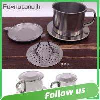 FOXNUTANUJH ใหม่ โมก้า พอตส์ แก้วมัค วางตัวกรอง Maker Infuser สแตนเลส กาแฟเวียดนาม