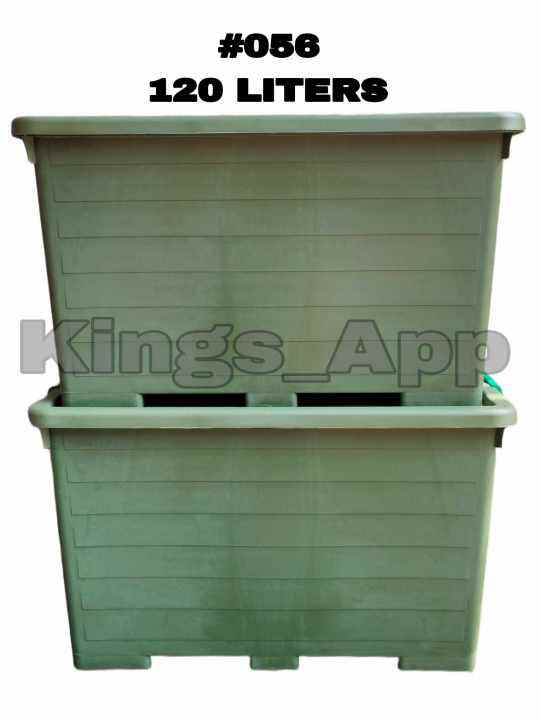 STORAGE BOX COLORED 120LITERS Heavy Duty Storage box with wheels STOCK