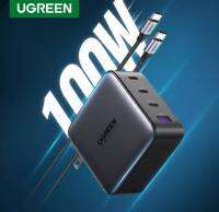 UGREEN รุ่น 40737 หัวอะแดปเตอร์ชาร์จไว 100W GaN Tech 4-Port USB Type-C(3) USB(1) รองรับ มือถือ, Tablet, Notebook ทุกรุ่น