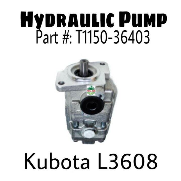 Hydraulic Pump Kubota Tractor L3608 L4018 Part T115036403 Lazada PH