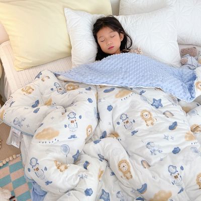 [COD] Doudou quilt knitted air-conditioning winter washable single double dormitory summer children spring and autumn thin supermarket