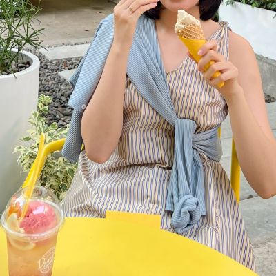 HERDAILY STUDIO sunny dress mustard