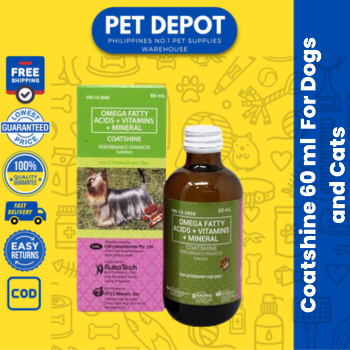 Coatshine 120 ml and 60ml For Dogs and Cats Lazada PH