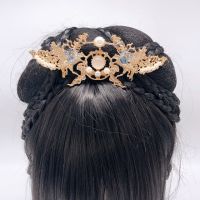 ที่กำหนดเองคลาสสิกผมมงกุฎชุด H Anfu เครื่องแต่งกายโบราณ Kanzashi ขั้นตอนเขย่าผู้หญิงเครื่องประดับที่สง่างามถ่ายภาพ