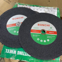 *สินค้ามีตำหนิ* ใบตัดเหล็ก 14 นิ้ว BONCHI  แผ่นไฟเบอร์ตัดเหล็ก ใบตัด ตัดคม ทนทาน 355mm. แผ่นไฟเบอร์ตัดเหล็กสีดำ ตัดเหล็ก ถูกที่สุด (ราคาต่อ 1 ใบ)