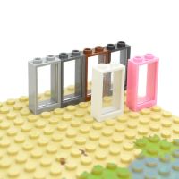 City Classic DIY Accessories Windows with Glass 1x2x3 Window Frame Doors MOC Parts Compatible with 60593 60602 Toys For Kids Fishing Reels